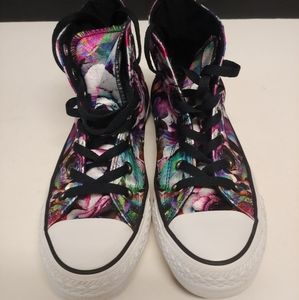 Converse all star floral print men's 5 women's 7